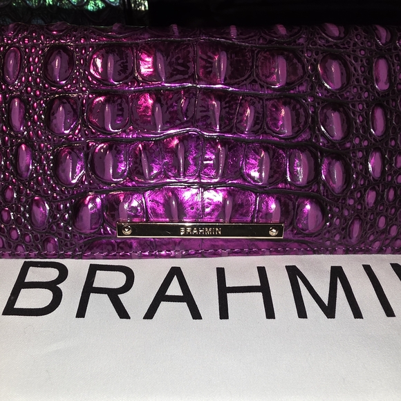Brahmin Chameleon Tote Bag And Wallet - Picture 2 of 11